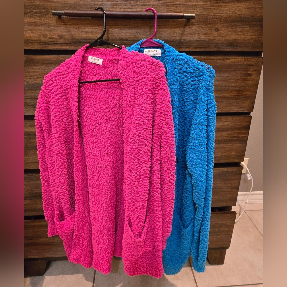 Zenana Popcorn Sweaters size Large Preloved